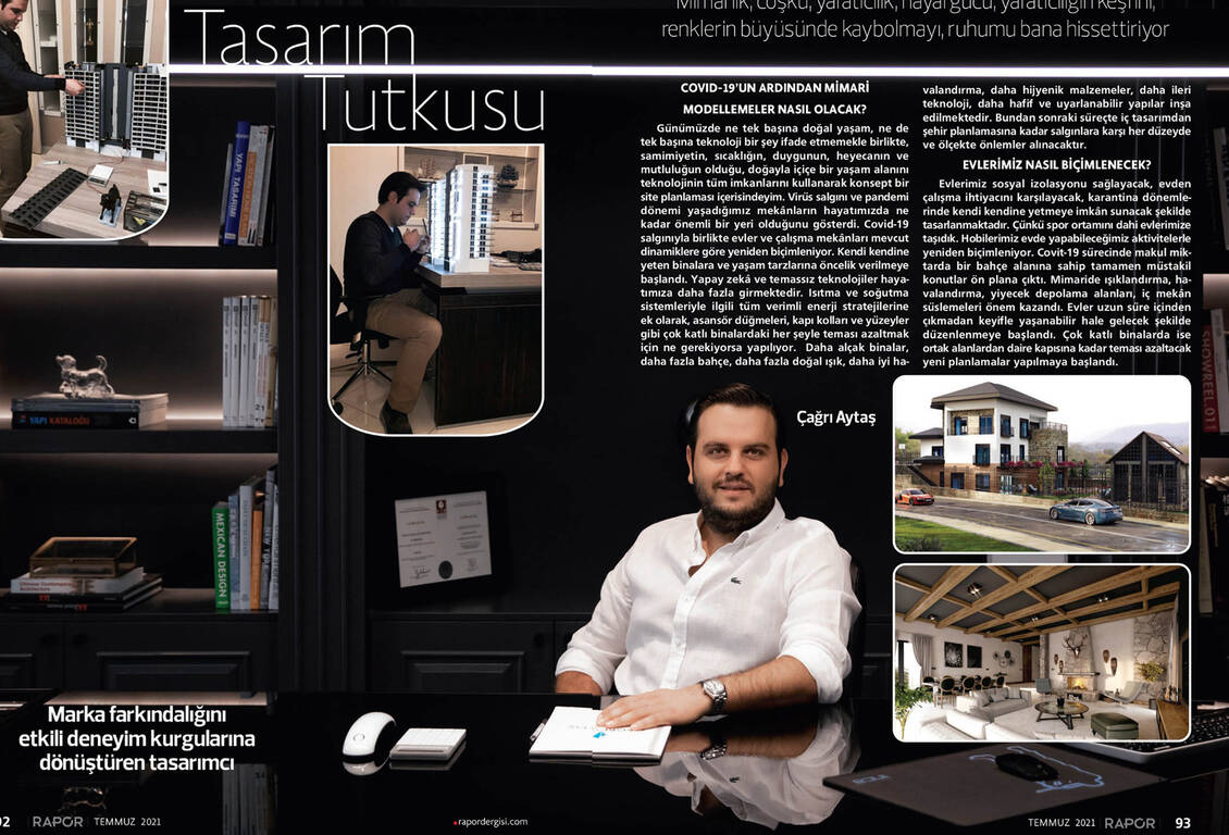 Çağrı Aytaş - Interior Architect - İskenderun rapor dergisi 